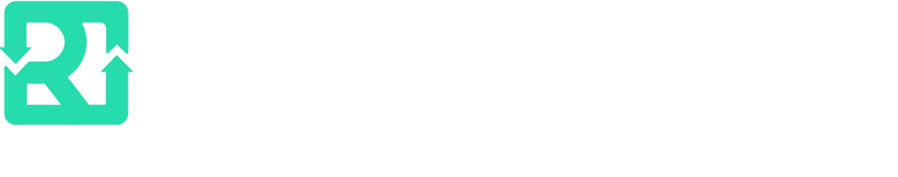 Λογότυπο Risymet λευκό